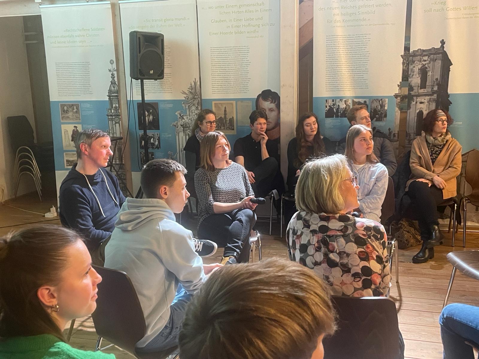 Fishbowl-Diskussion zum Tag von Potsdam am 20. März 2024. Foto: SGP