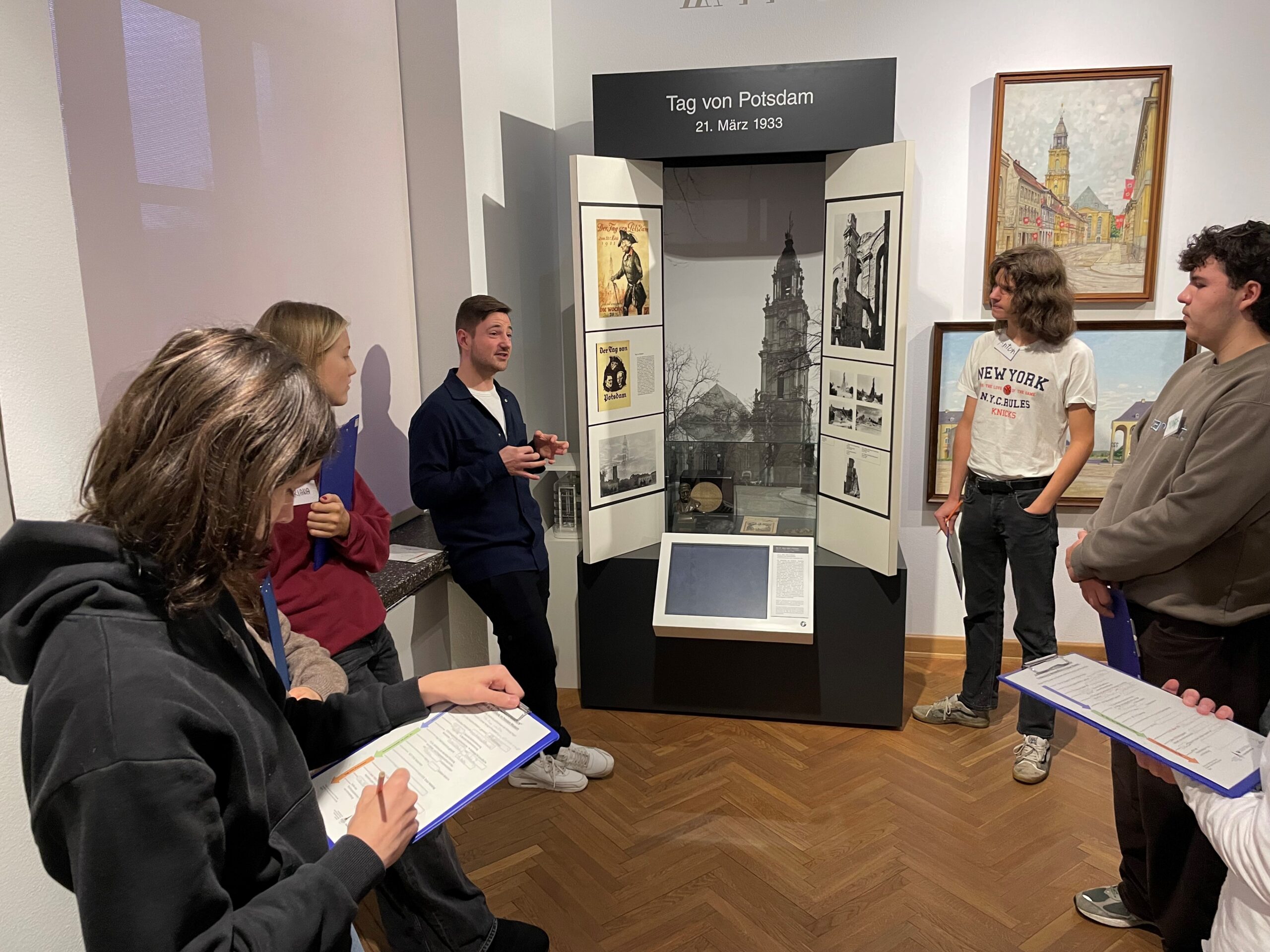 Projekttag "Tag von Potsdam" im November 2023. Hier: im Potsdam Museum. Foto: SGP