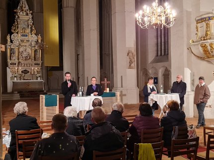 Friedensbeauftragter Dr. Jan Kingreen in Cottbus. Foto: Wieland Eschenburg